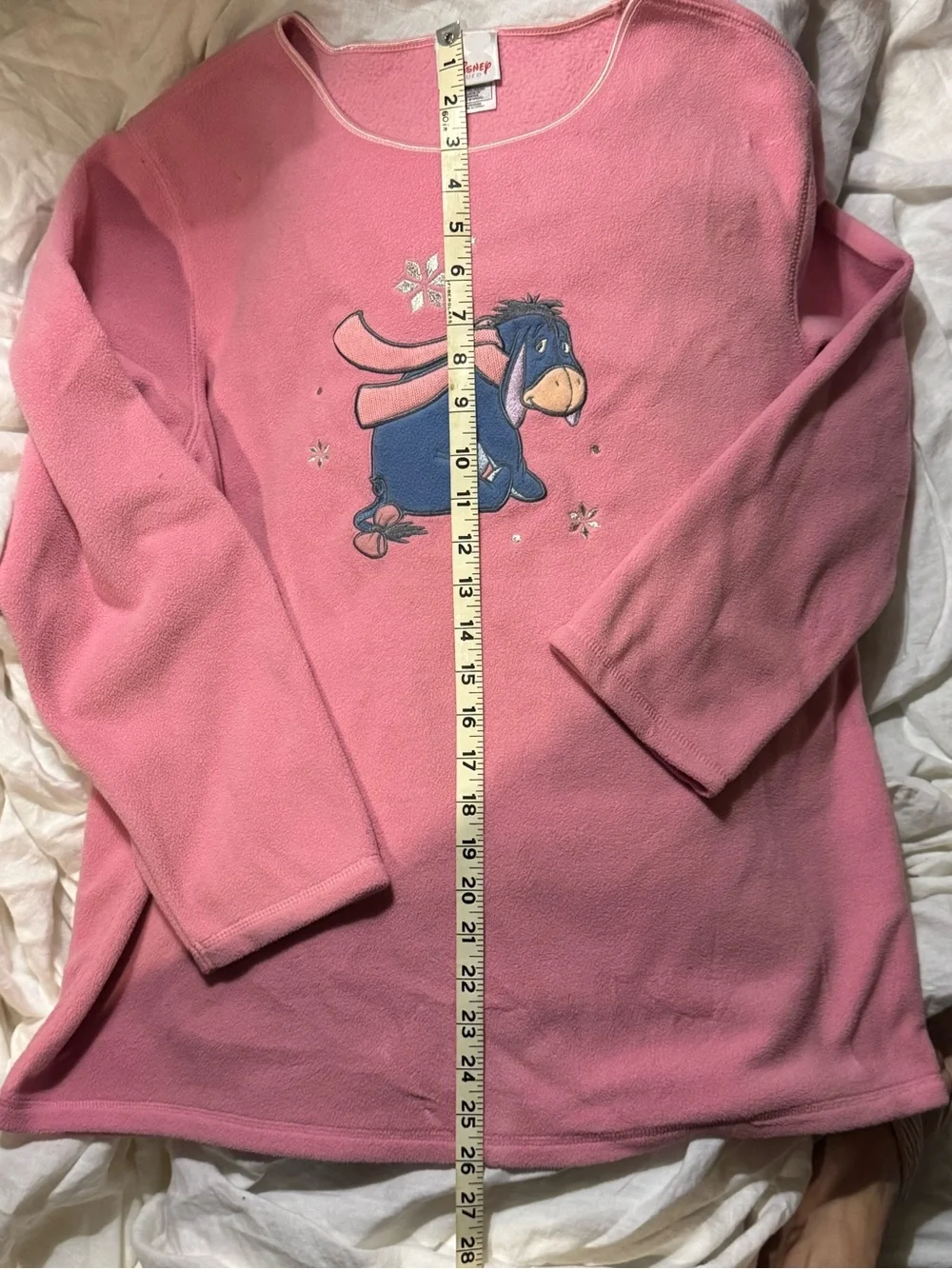 Disney Pink Eeyore Fleece Pullover